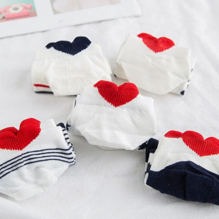 CAROLINE LOT DE 5 PAIRES Multicolore, Chaussettes Sockette