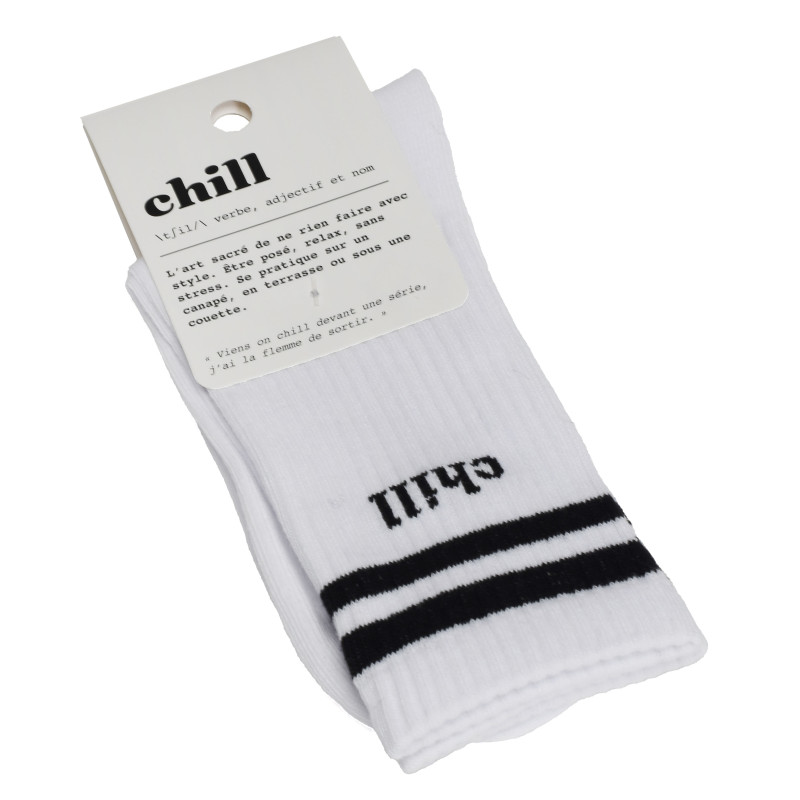 CHILL Blanc, Chaussettes Sockette
