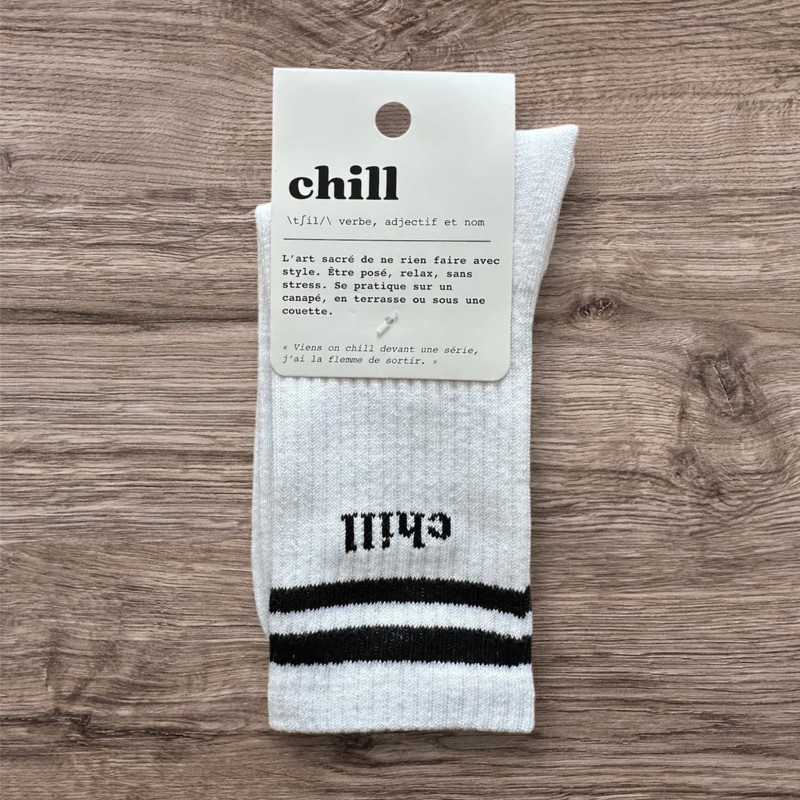 CHILL Blanc, Chaussettes Sockette