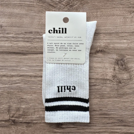 CHILL Blanc, Chaussettes Sockette