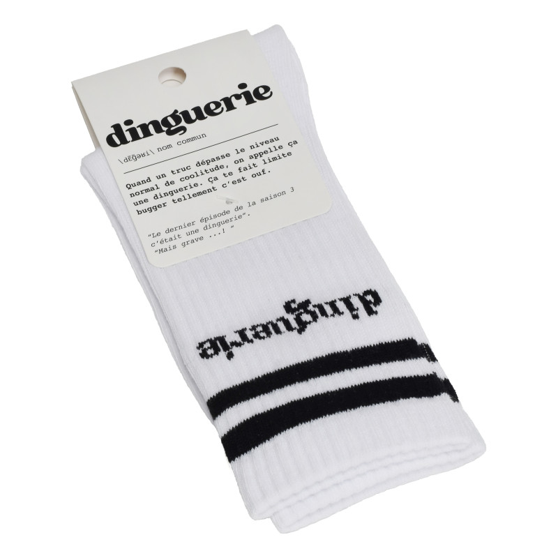 DINGUERIE Blanc, Chaussettes Sockette