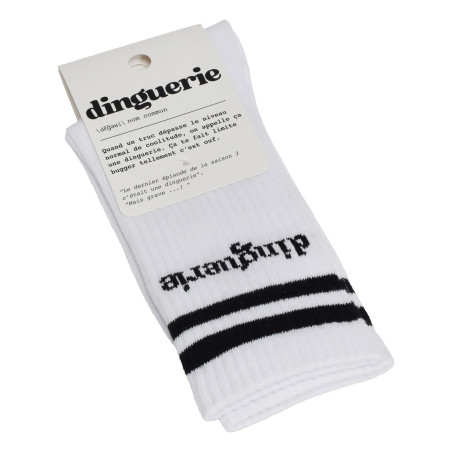 DINGUERIE Blanc, Chaussettes Sockette