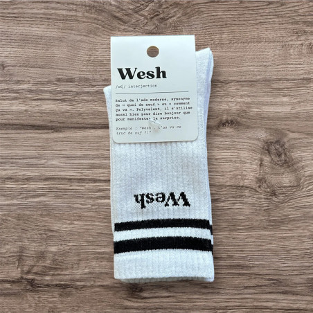 WESH Blanc, Chaussettes Sockette