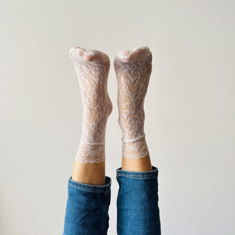 NINA Blanc, Chaussettes Sockette