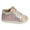 BOUBA CONNECT GIRL Platine Rose, Chaussures à Lacets Shoopom