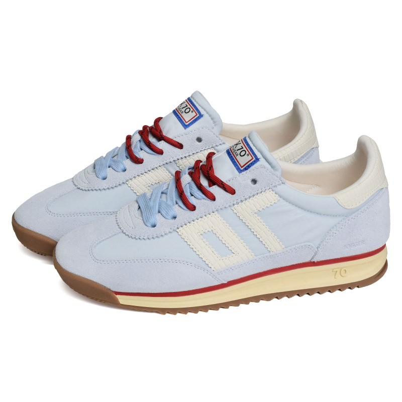 JOGGER SPONGY NYLON Bleu Ciel, Baskets running Back 70