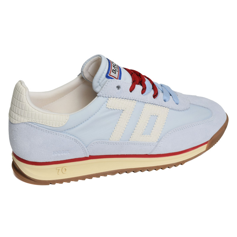 JOGGER SPONGY NYLON Bleu Ciel, Baskets running Back 70