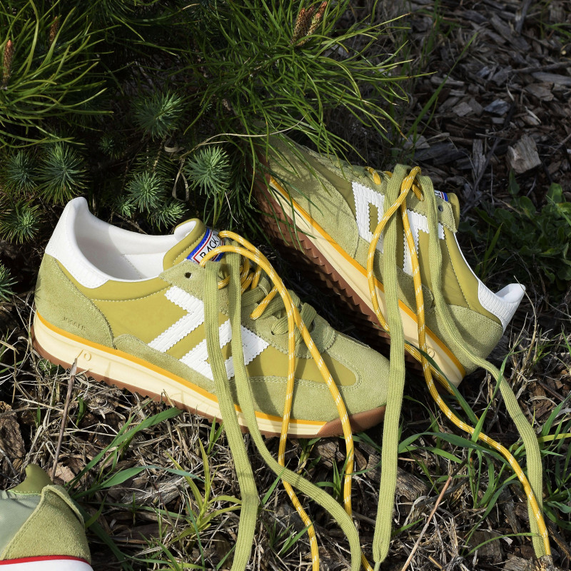 JOGGER SPONGY NYLON Olive, Baskets running Back 70