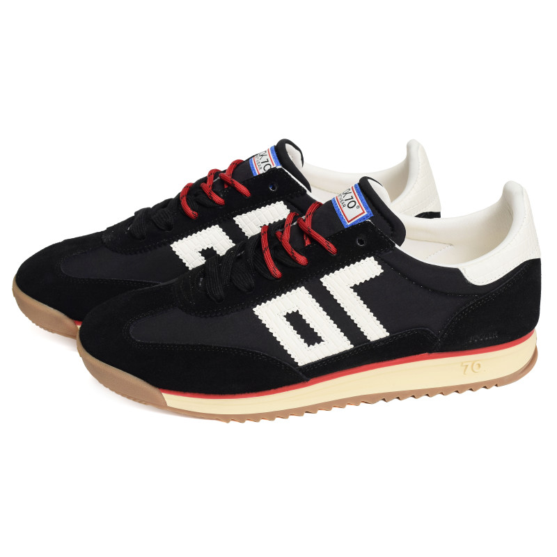 JOGGER SPONGY NYLON MEN Noir, Baskets running Back 70