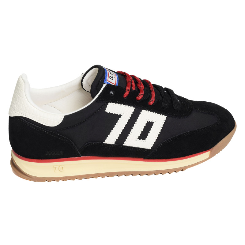 JOGGER SPONGY NYLON MEN Noir, Baskets running Back 70