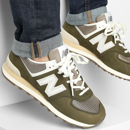 U574 Kaki Gris, Sneakers basses New Balance
