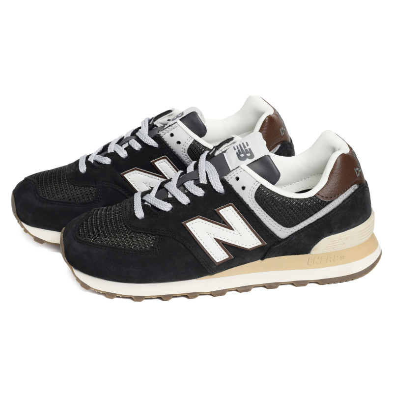 U574 Noir Marron, Sneakers basses New Balance
