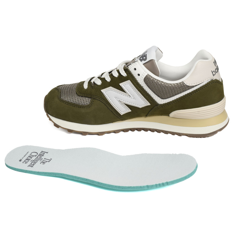 U574 Kaki Gris, Sneakers basses New Balance