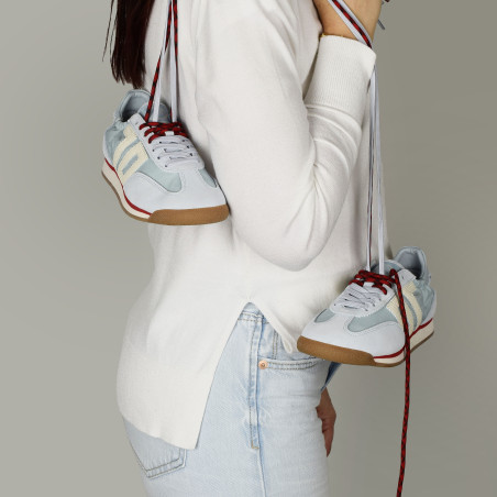 ROCKET COTTON Bleu Ciel, Baskets Mode Back 70