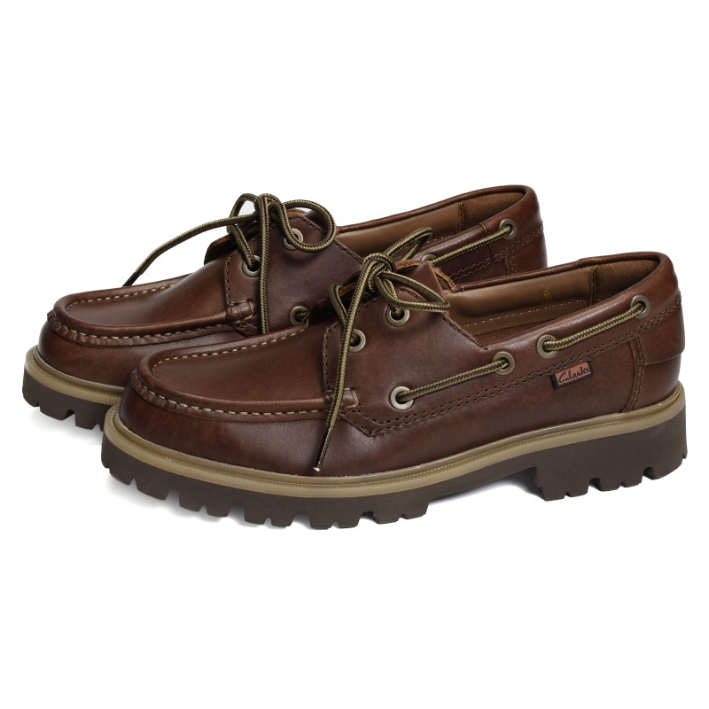 CLEYHILL BOAT Marron, Bateaux Clarks