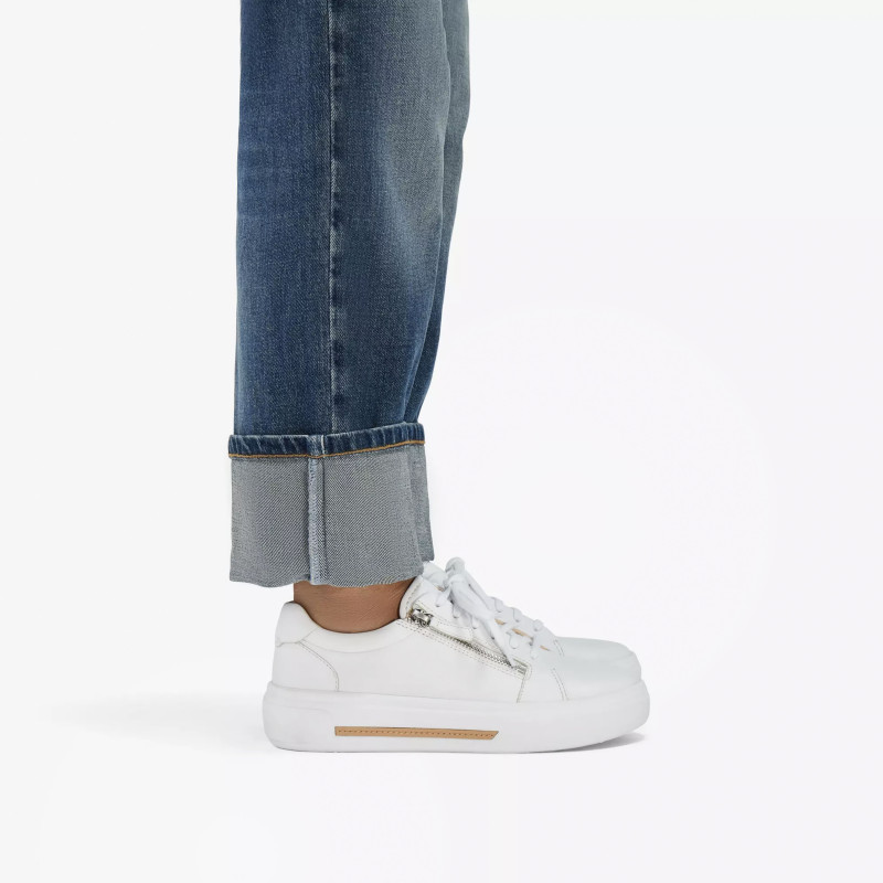 HOLLYROSE ZIP Blanc, Sneakers basses Clarks