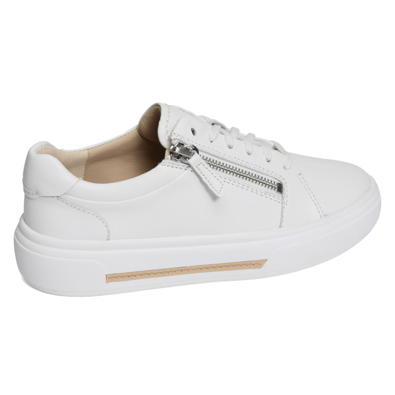 HOLLYROSE ZIP Blanc, Sneakers basses Clarks