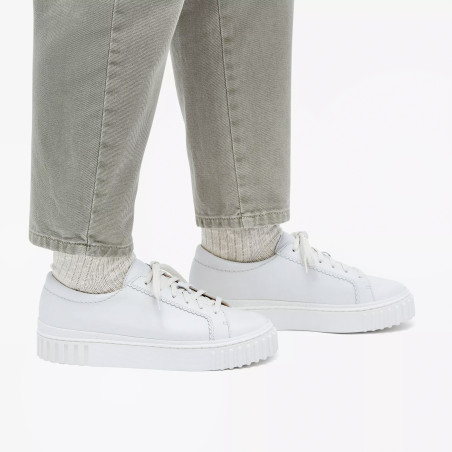 MAYHILL WALK Blanc, Sneakers basses Clarks