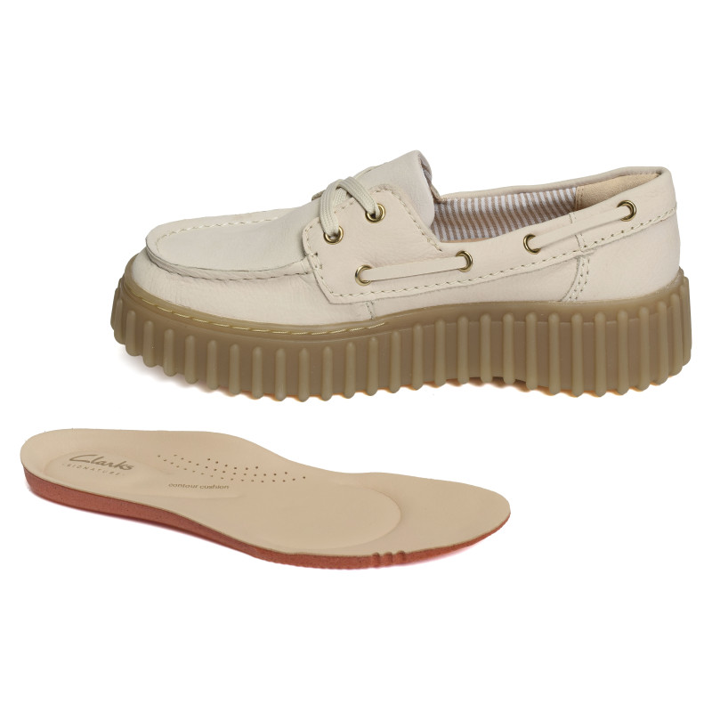 TORHILL BOAT Ecru, Bateaux Clarks