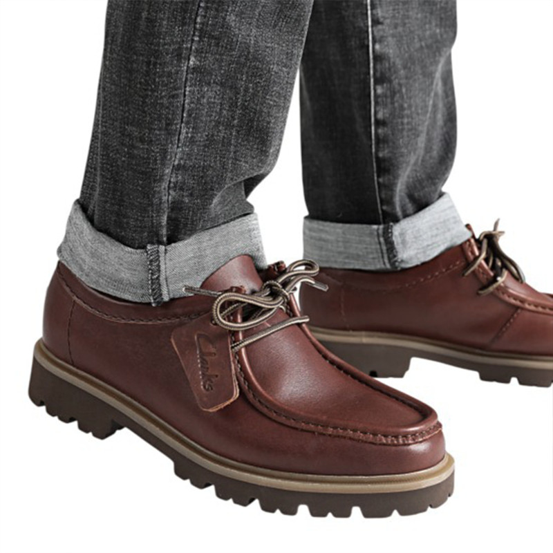 CLEYHILL SEAM Marron, Richelieus Clarks