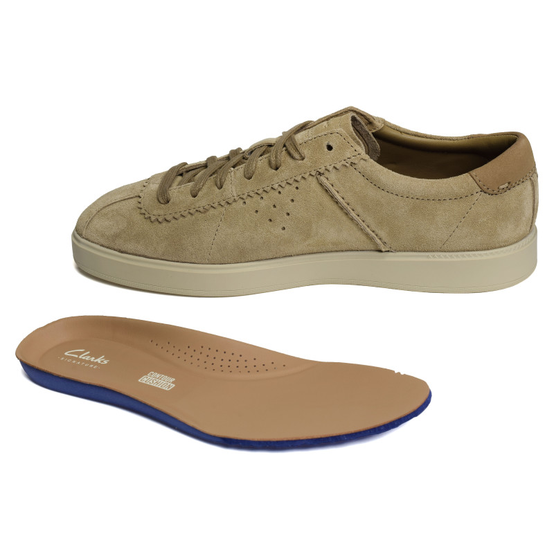 LOCKFORD LACE Sand, Sneakers basses Clarks