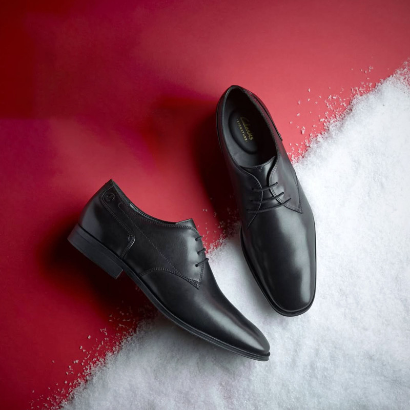 PAULTON LACE Noir, Chaussures de Ville Clarks