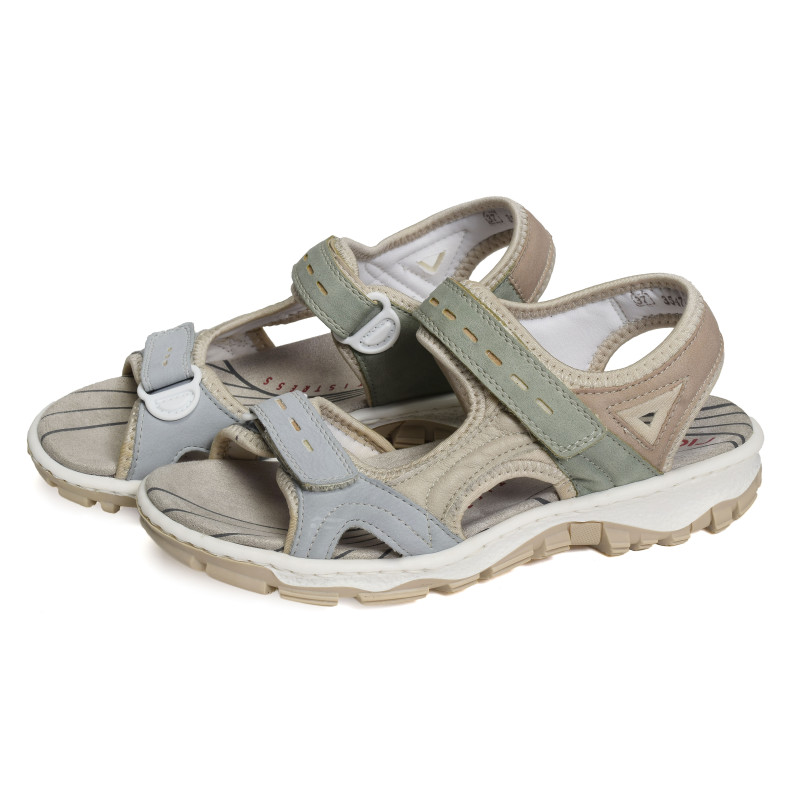 68866 Multicolore, Sandales plates Rieker