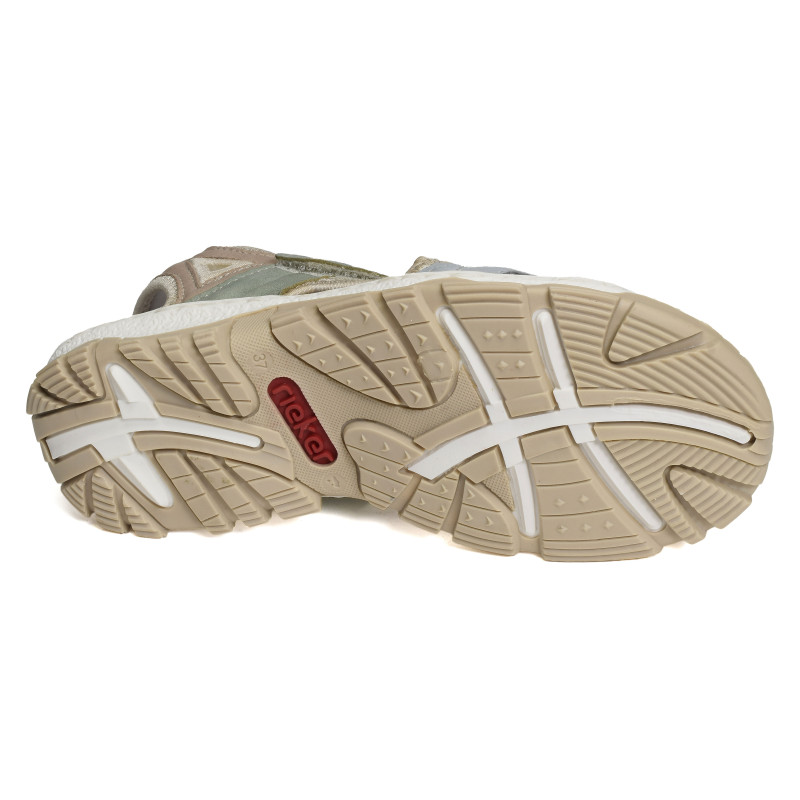 68866 Multicolore, Sandales plates Rieker