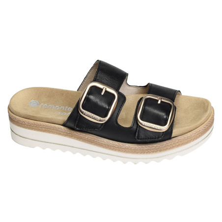 D0Q66 Noir, Mules Remonte