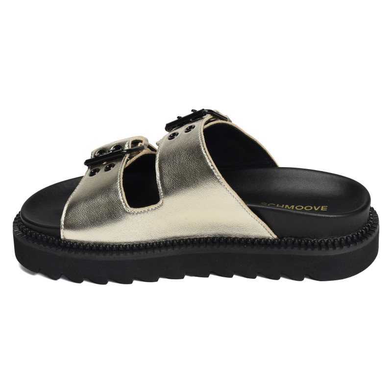 STELLA BUCKLE Gold, Mules Schmoove