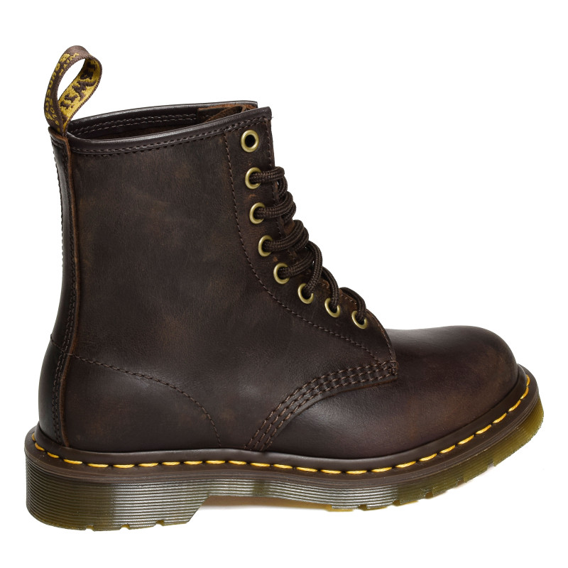 1460 CRAZY HORSE Marron, Boots Dr Martens
