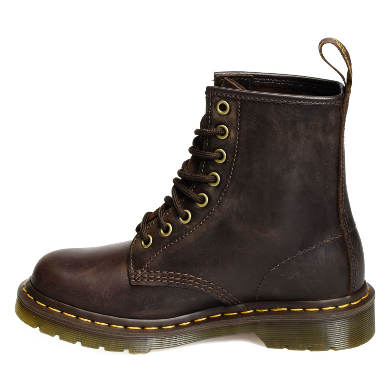 1460 CRAZY HORSE Marron, Boots Dr Martens