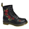 1460 VONDA Noir Rouge, Boots Dr Martens
