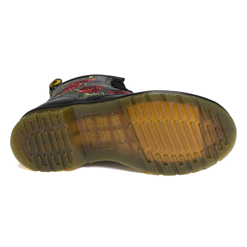 1460 VONDA Noir Rouge, Boots Dr Martens