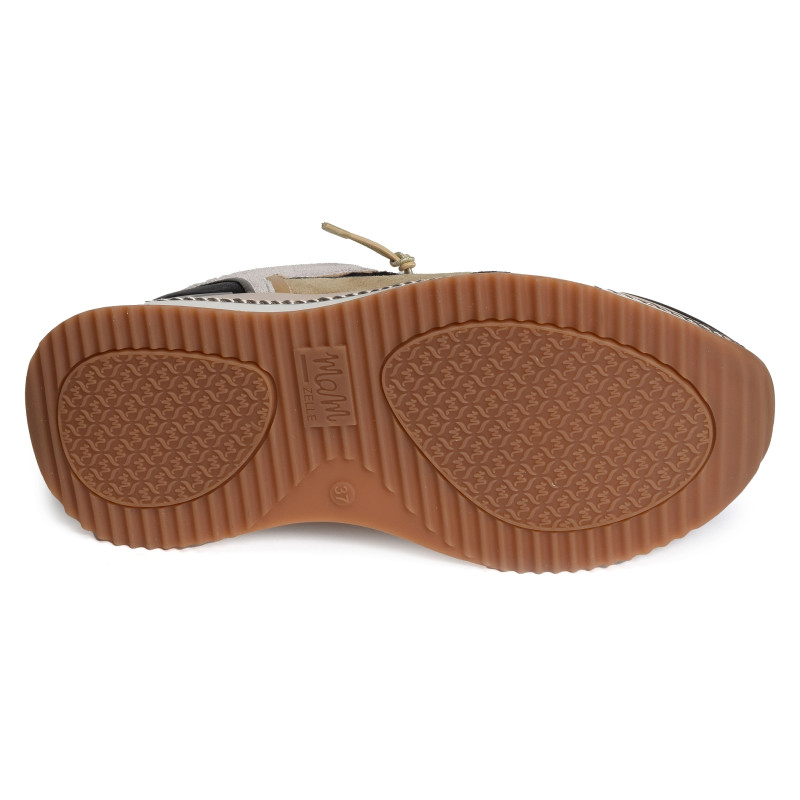 ENON Noir Beige, Baskets running Mam'zelle
