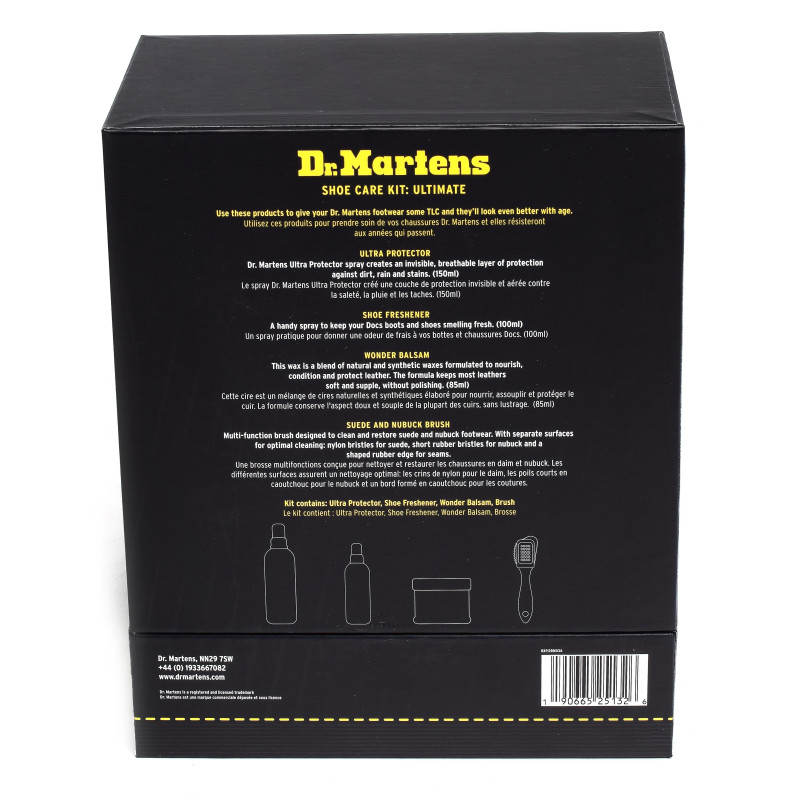KIT 3 Noir, Entretien Dr Martens