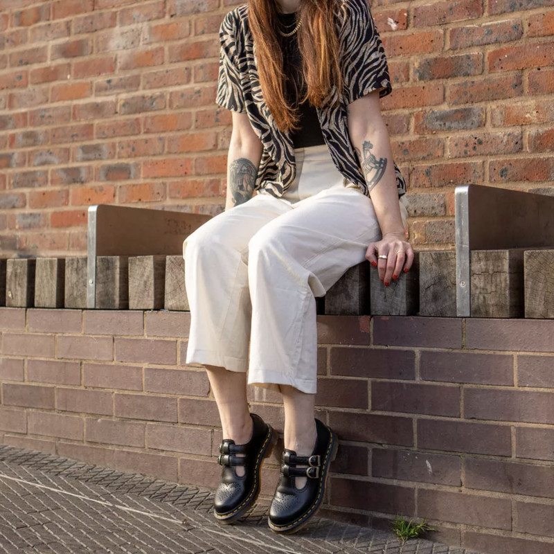 8065 MARY JANE SMOOTH Noir, Babies Dr Martens