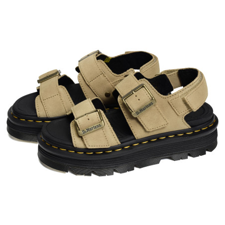 ZEBZAG SANDAL Sable, Nu-Pieds à plateforme Dr Martens