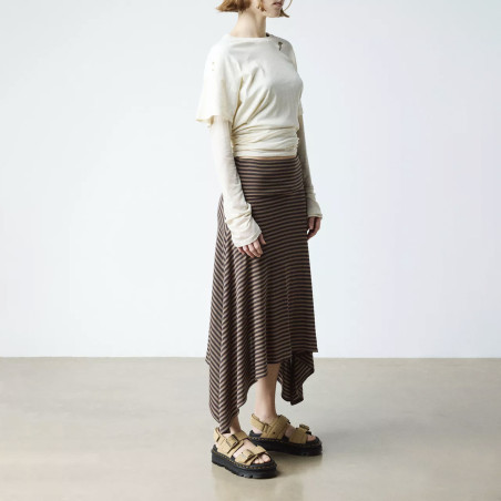 ZEBZAG SANDAL Sable, Nu-Pieds à plateforme Dr Martens