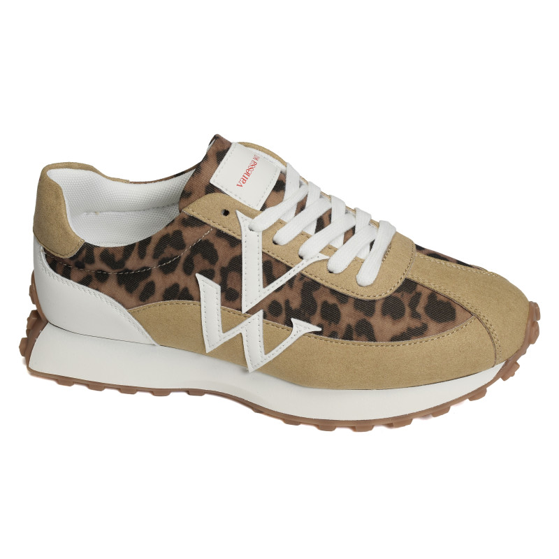 FLOW INITIALS Léopard, Baskets running Vanessa Wu