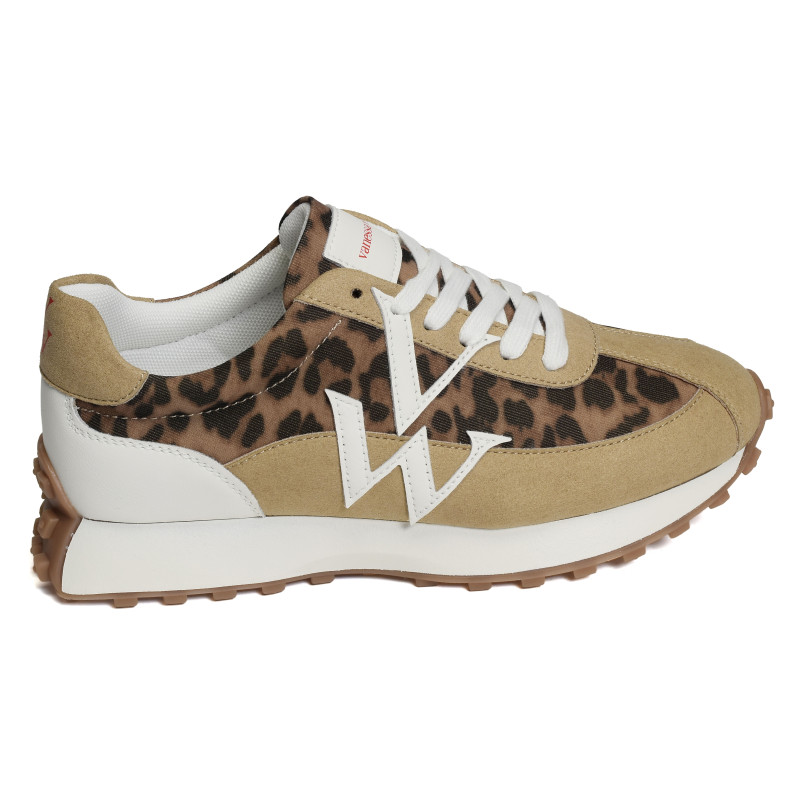 FLOW INITIALS Léopard, Baskets running Vanessa Wu