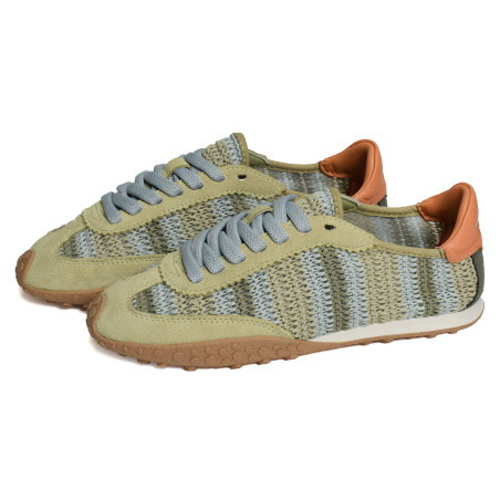 BRIDGE WOVEN Vert Bleu, Sneakers basses Hoff
