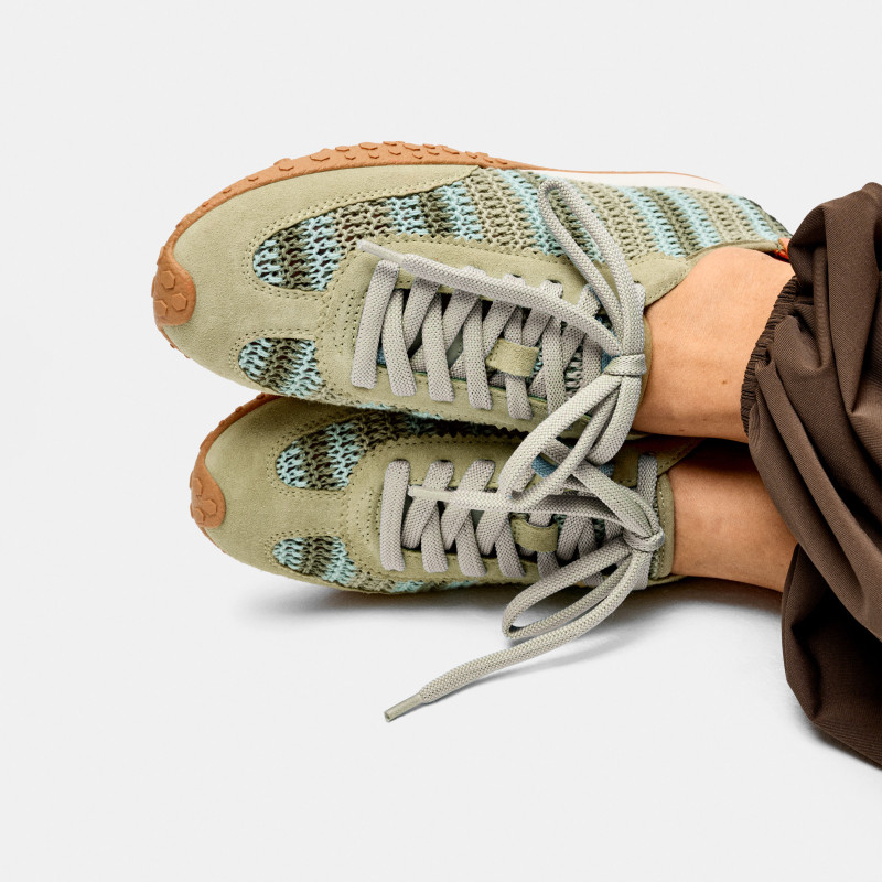 BRIDGE WOVEN Vert Bleu, Sneakers basses Hoff