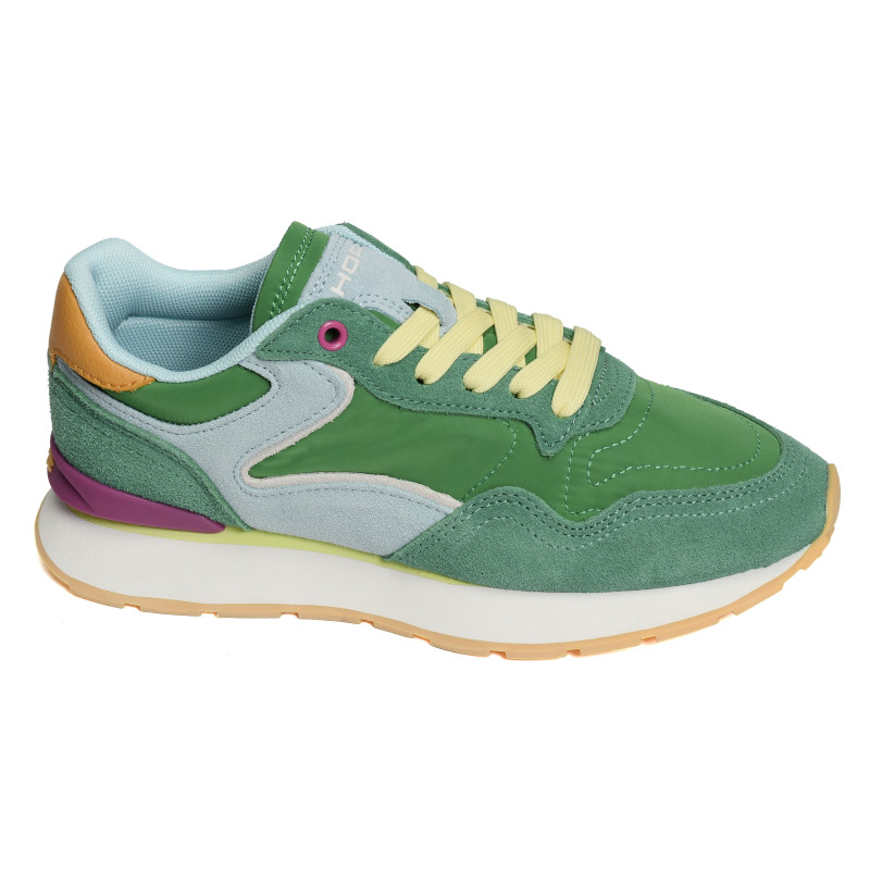 CITY DOPAMINE Vert, Baskets Mode Hoff