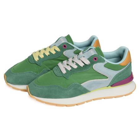 CITY DOPAMINE Vert, Baskets Mode Hoff