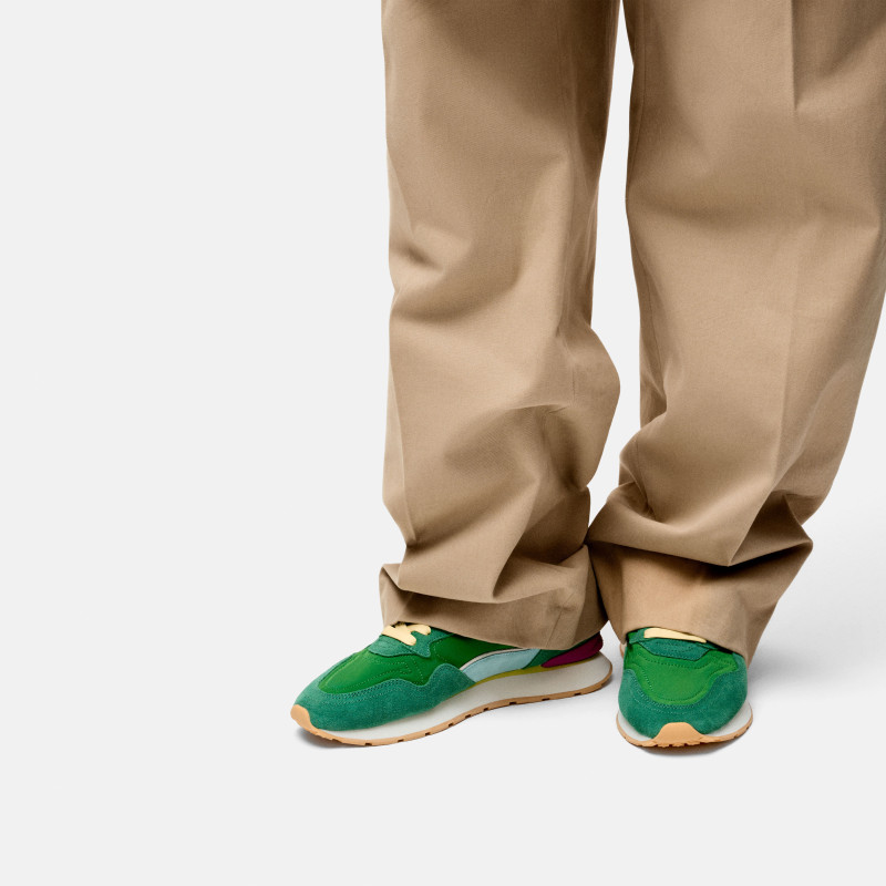 CITY DOPAMINE Vert, Baskets Mode Hoff