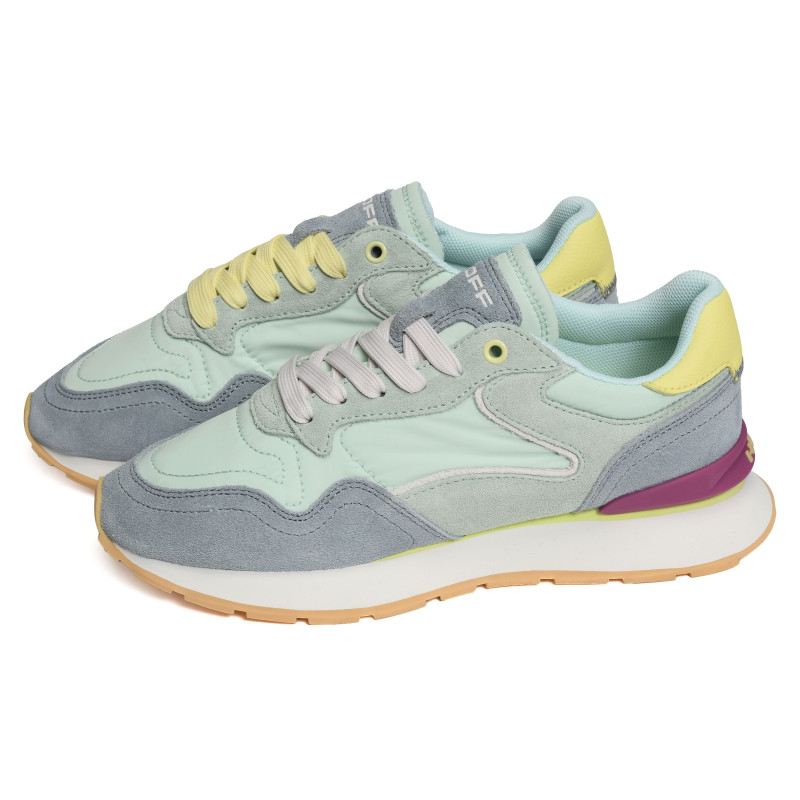 CITY DOPAMINE Bleu Vert, Baskets Mode Hoff