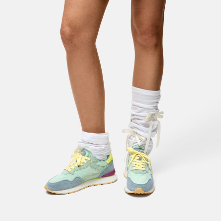 CITY DOPAMINE Bleu Vert, Baskets Mode Hoff