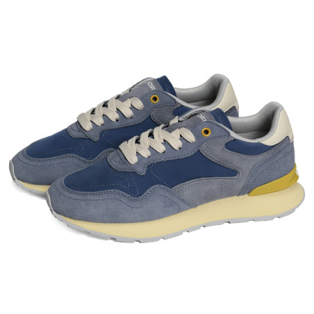 CITY RETRO Bleu, Baskets running Hoff