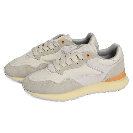 CITY RETRO Gris Clair, Baskets running Hoff